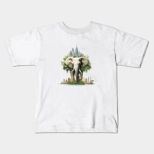 Majestic Elephant Animal Beauty Nature Wildlife Discovery Kids T-Shirt